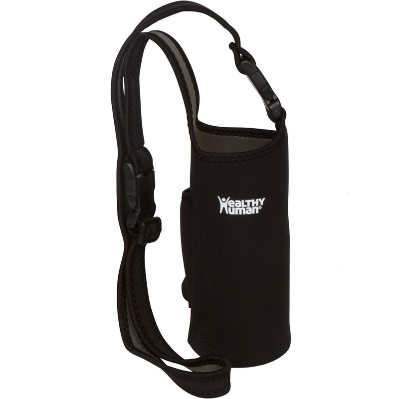 Healthy Human Water Bottle Take Me With U Sling - Large, Black - Image 1